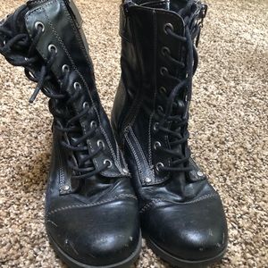 Guess combat boots